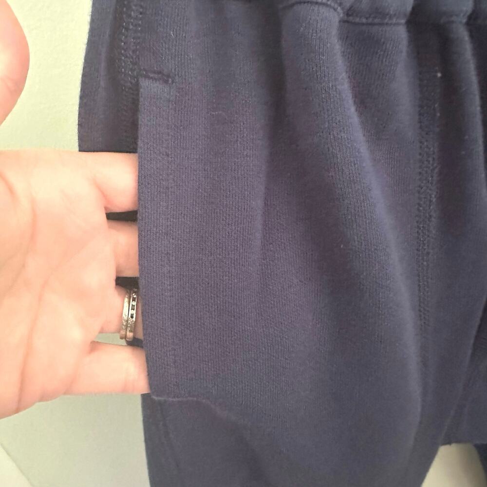 Hanna Andersson Navy Rainbow Sweatpants Jogger Reversible Pockets Harem 120 6-7 - Picture 6 of 9